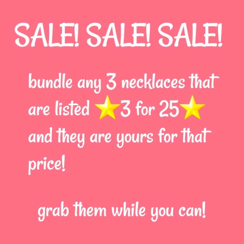 ⭐ SALE, 3 for 25⭐